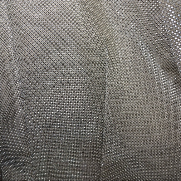 Tahari ASL Women’s Gold Blazer Size 14 Shiny Metallic Textured office blazer - Picture 4 of 15